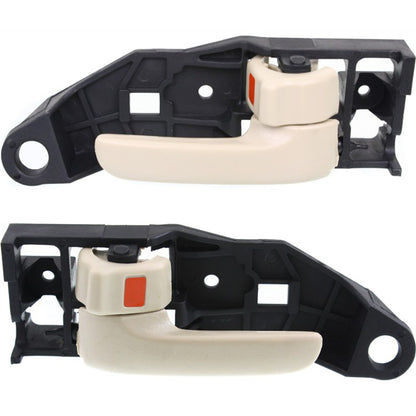 Front Interior Door Handle Set For 1999-03 Toyota Solara Beige Coupe Convertible