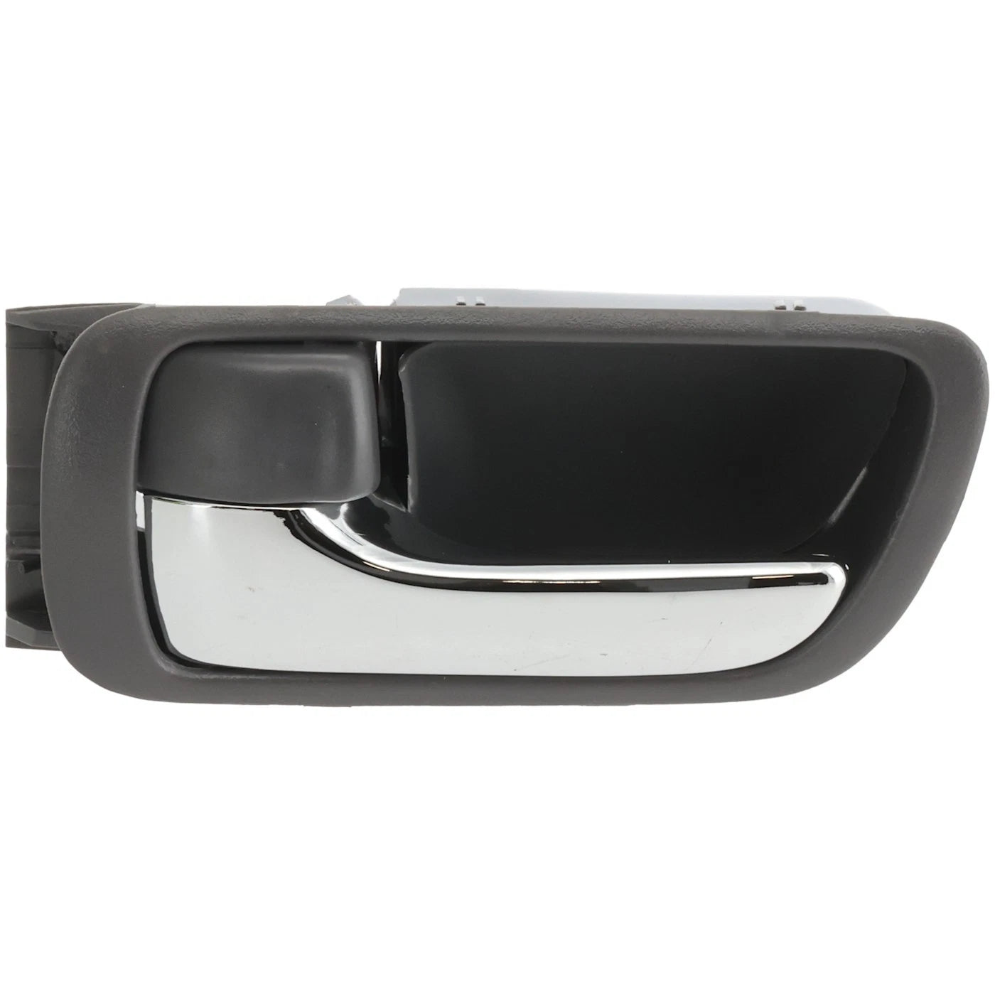 Door Handle Inside Gray Chrome Left & Right Pair Set for 02-06 Toyota Camry