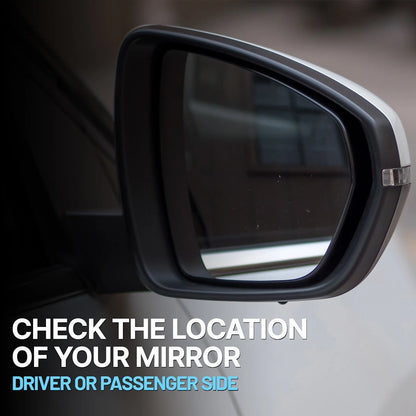 Power Mirror For 2015-2018 Ford F-150 Manual Fold Non Heated without Signal RH