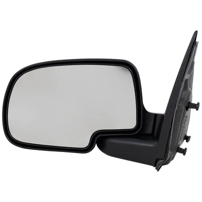 Mirror For 99-06 GMC Sierra 1500 Chevrolet Silverado 1500 LH Manual Glass Adjust