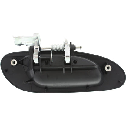 Exterior Door Handle For 99-2003 Acura TL Rear LH Black bezel with chrome lever