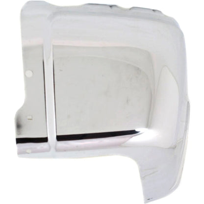 Rear Bumper End Caps Set For 2007-2013 Silverado Sierra Rear Chrome