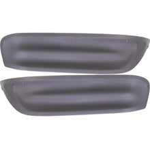 Fog Light Cover Set For 2012-13 Honda Civic Coupe Front Left and Right Dark Gray