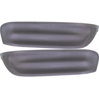 Fog Light Cover Set For 2012-13 Honda Civic Coupe Front Left and Right Dark Gray