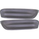 Fog Light Cover Set For 2012-13 Honda Civic Coupe Front Left and Right Dark Gray