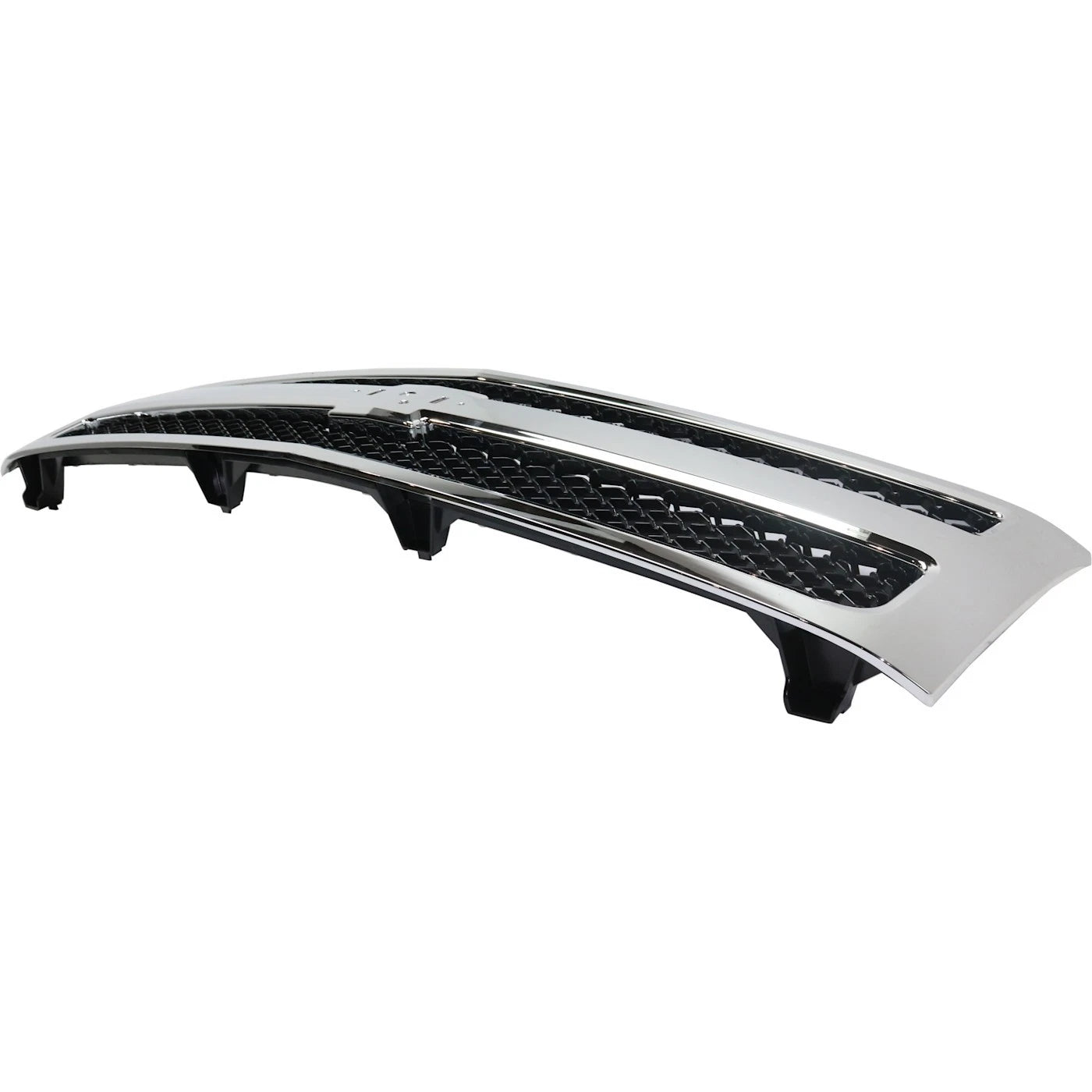 Grille For 2007-2013 Chevrolet Silverado 1500 Chrome Shell w/ Black Insert