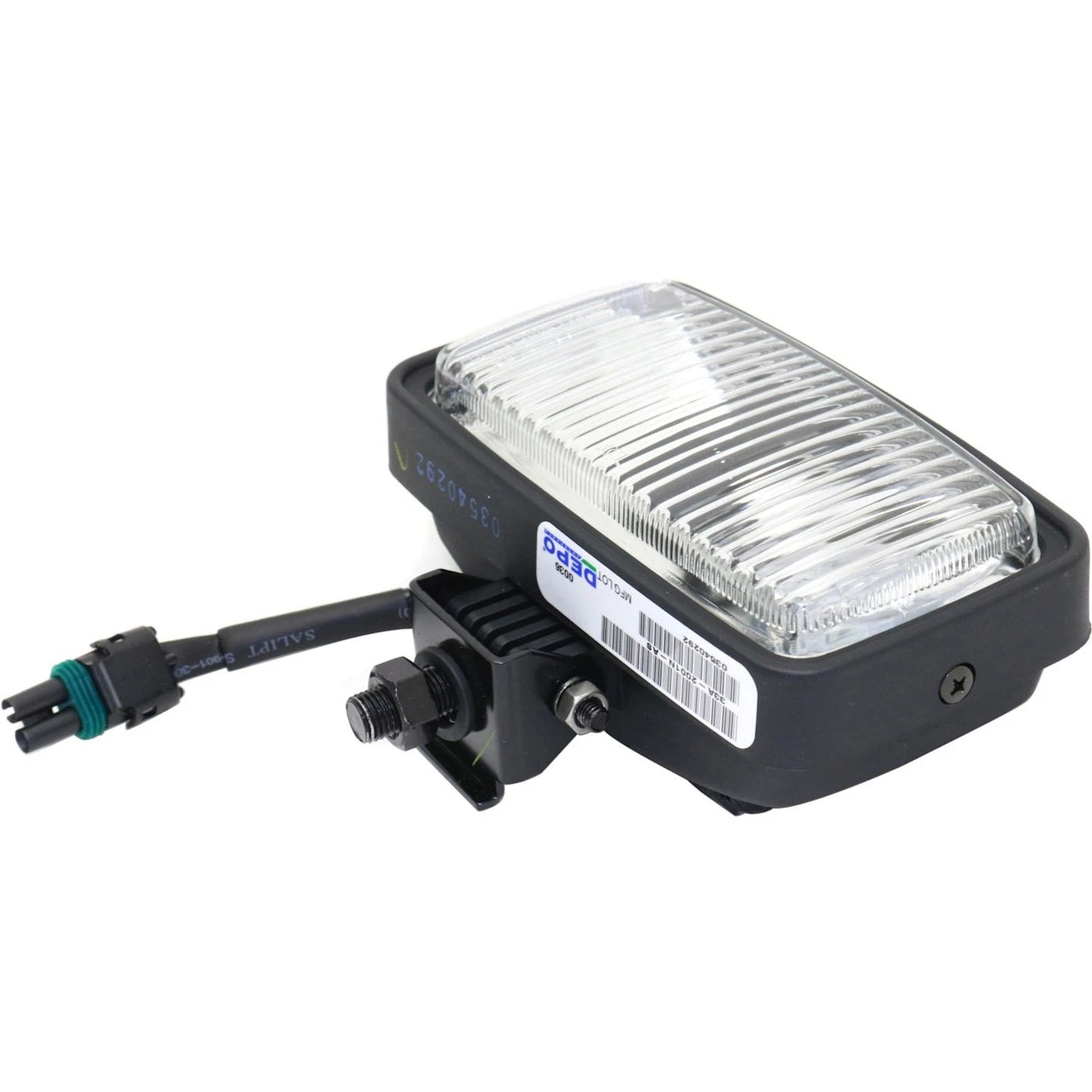 Set of 2 Clear Lens Fog Light For 2000-11 International 9400i SBA LH & RH CAPA