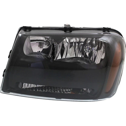 Headlight Set For 06-09 Chevrolet Trailblazer Halogen w/ Bulbs 25970908 25970909