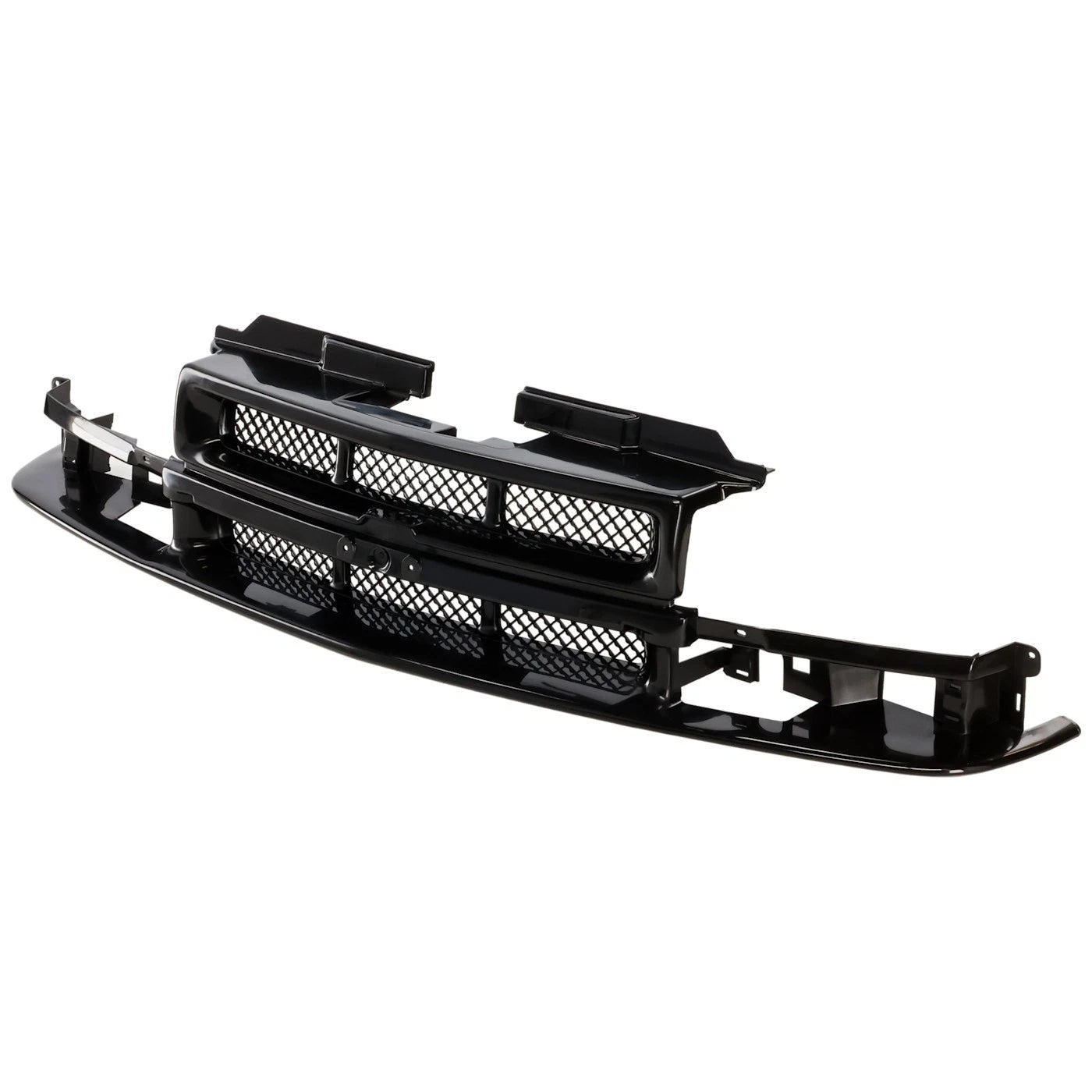 Grille Assembly For 1998-05 Chevrolet Blazer 1998-04 S10 Black Shell and Insert
