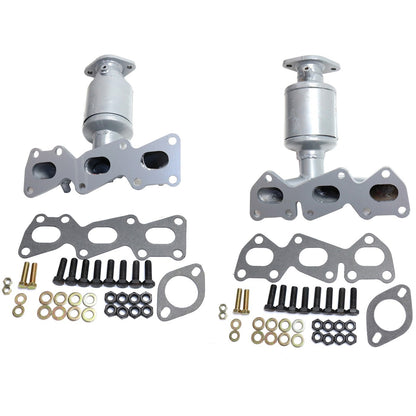 Catalytic Converter Pair For 06-10 Hyundai Azera 06-07 Hyundai Sonata 3.3L 3.8L
