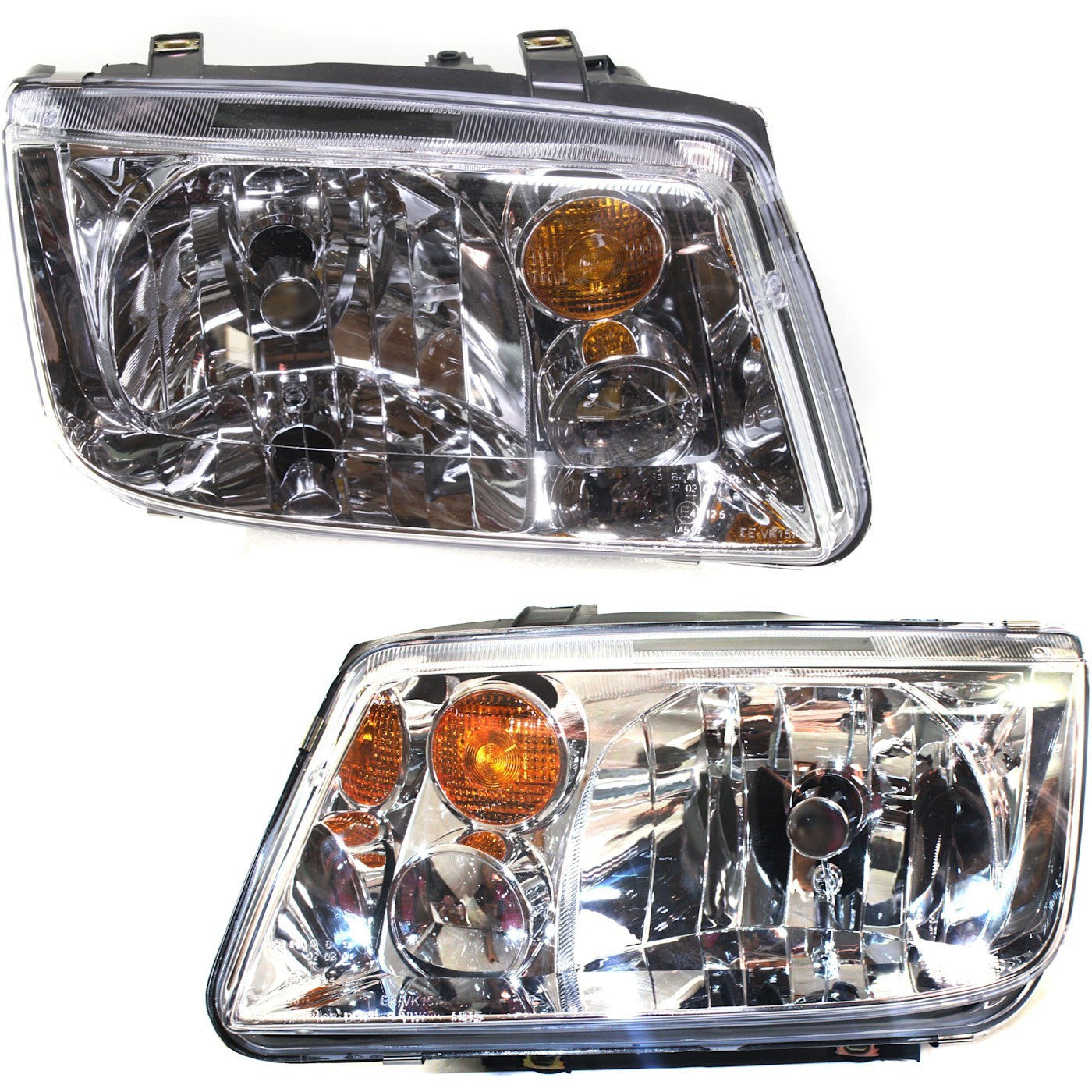 Headlight Set For 2002 2003 2004 2005 Volkswagen Jetta Left and Right 2Pc