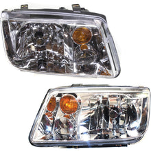 Headlight Set For 2002 2003 2004 2005 Volkswagen Jetta Left and Right 2Pc