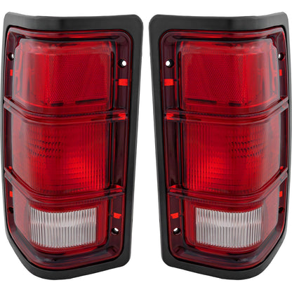 Tail Light Set For 1987-1996 Dodge Dakota Driver and Passenger Side Halogen