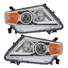 Driver and Passenger Side Headlights For Honda Odyssey 2011-2013 Halogen w Bulbs