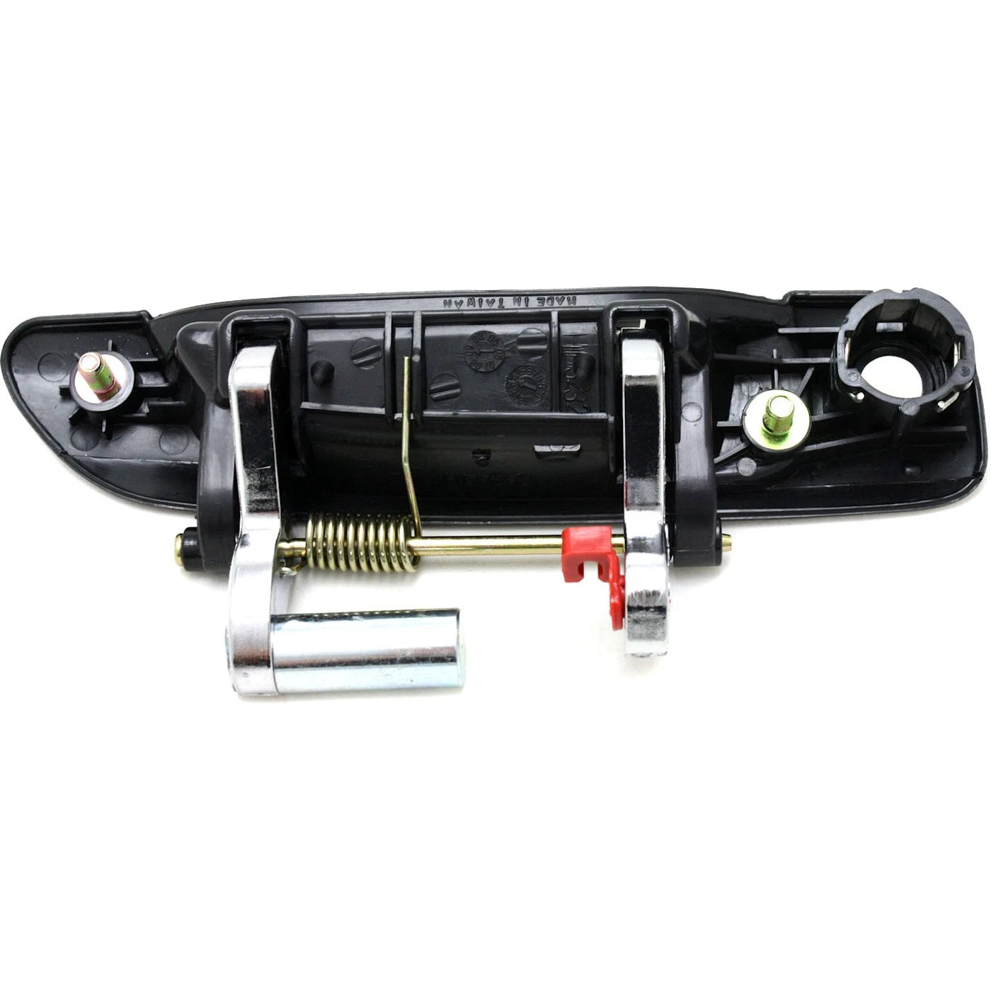 Door Handle Set For 2001-2005 Honda Civic Chrome Lever Black Housing Outer 4Pc
