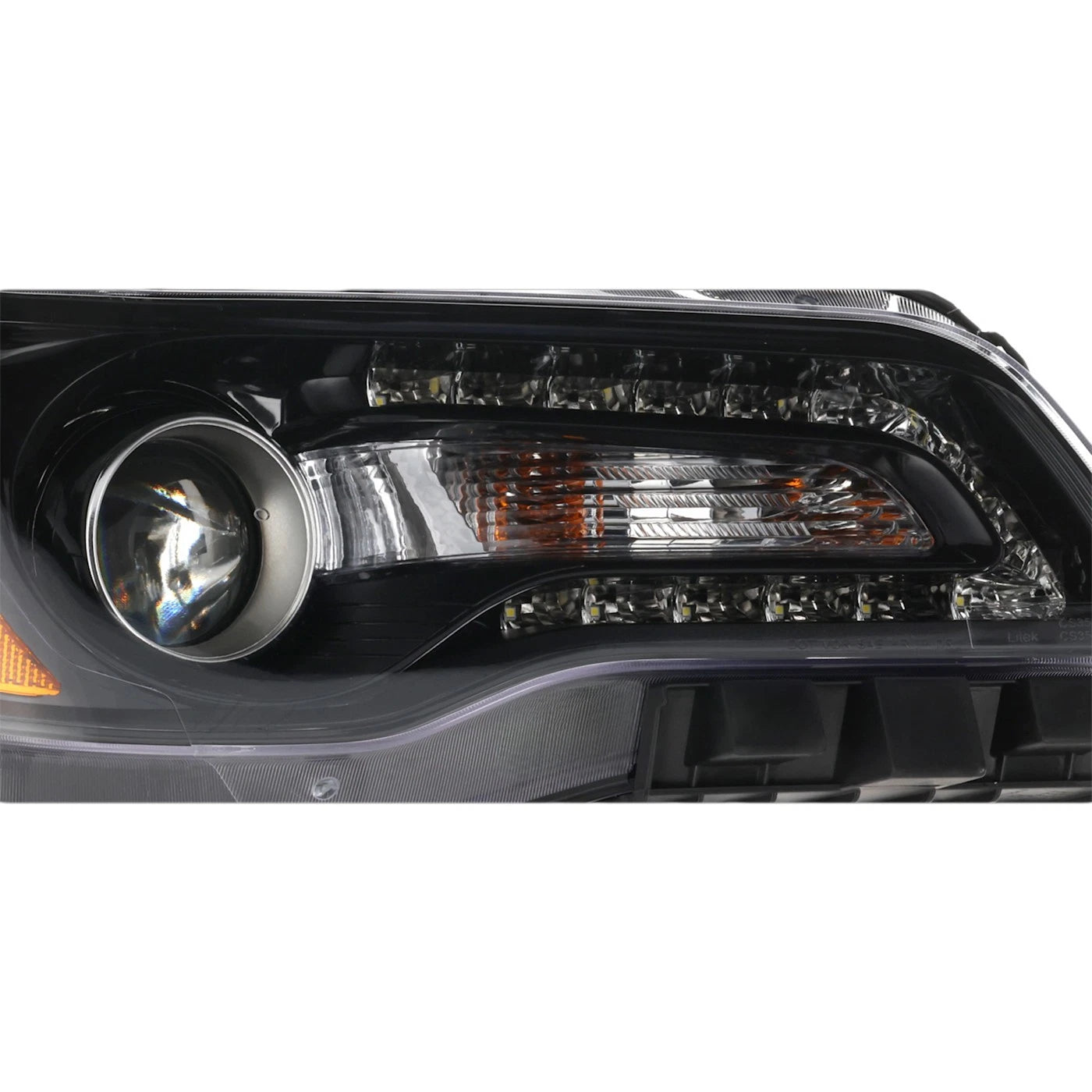 Headlight For 2012 2013 2014 Chrysler 300 Right Black Bezel With Bulb