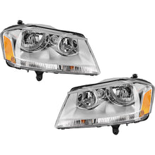 Headlight Assembly Set For 2008-2014 Dodge Avenger Sedan Left Right With Bulb