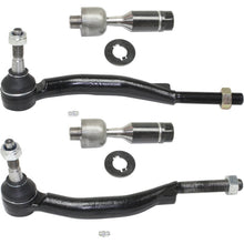 Tie Rod End Set with 16mm Threads For 2002-09 Chevy Trailblazer Inner and Outer