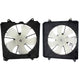 Cooling Radiator Fan Assembly Set For 2008-2012 Honda Accord Left and Right Side