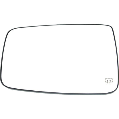 Mirror Glass For 09-18 Ram 1500 Truck 2011-18 Ram 2500 Driver Side Power Heated