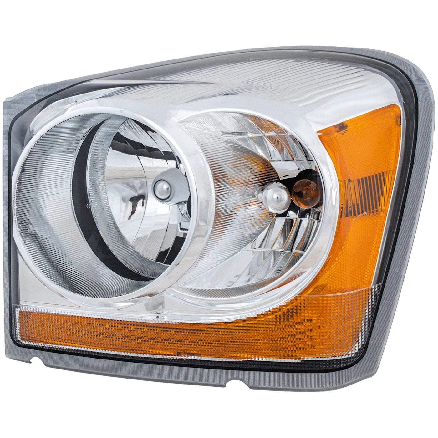 Headlight Set For 2004-05 Dodge Durango Halogen With Bulbs 55077720AD 55077721AD