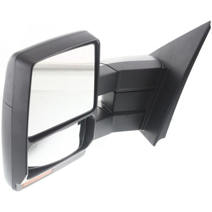 Tow Mirror For 2007 2014 Ford F-150 Driver Side Power Heated Signal Puddle Light