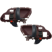 Interior Door Handle Set For 1995-1999 Chevy C1500 K1500 Red Bezel Front or Rear