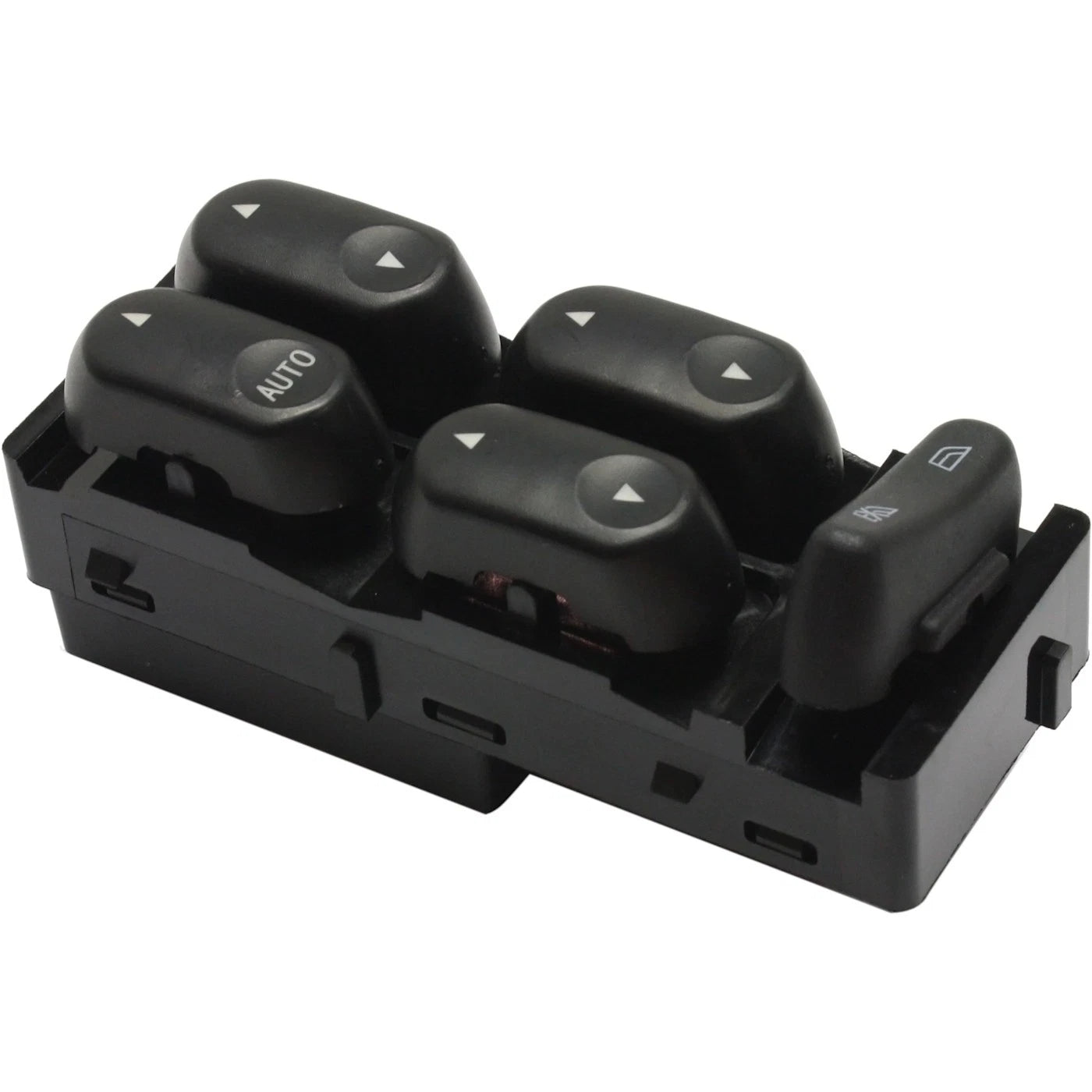 Window Switch For 2002-04 Ford F-250 Super Duty Front Left Black 4-Door 5 Button