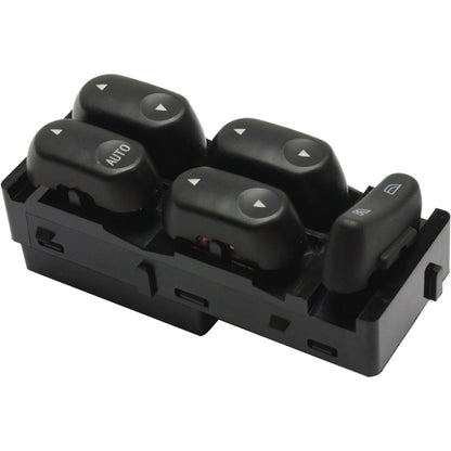 Window Switch For 2002-04 Ford F-250 Super Duty Front Left Black 4-Door 5 Button