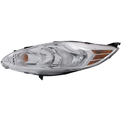 LH & RH Headlights For Ford Fiesta 2011-2013 Halogen w/ Bulbs CAPA S SE SEL SES
