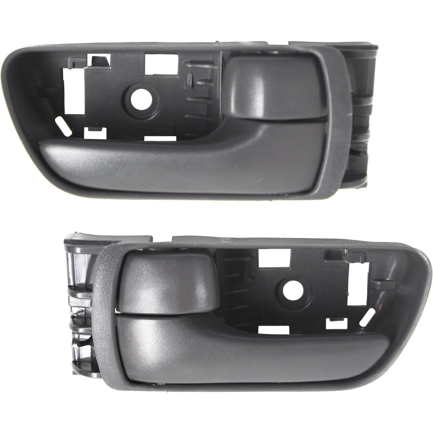 Interior Door Handle For 2004-2010 Toyota Sienna Set of 2 Front Gray Plastic