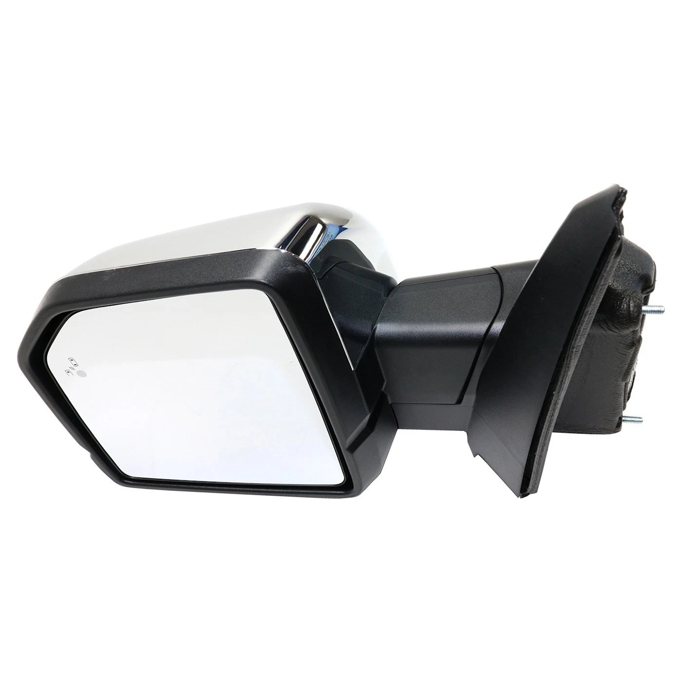 Driver Side Mirror Power Fold For 2015-2017 Ford F-150 Chrome Heated FO1320528