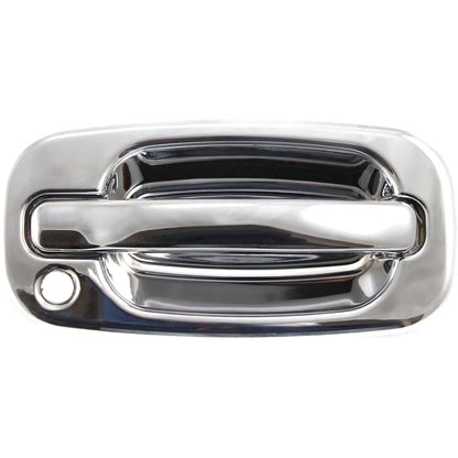 Chrome Outer Outside Exterior Door Handle Pair Set for Chevy Silverado GMC Truck