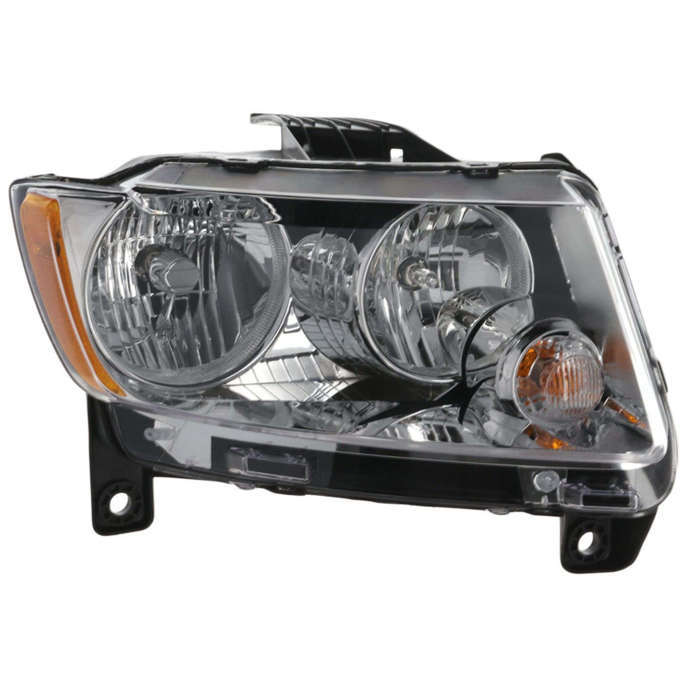 Passenger Side Headlight For Jeep Grand Cherokee 2011-2013 Halogen with Bulb(s)