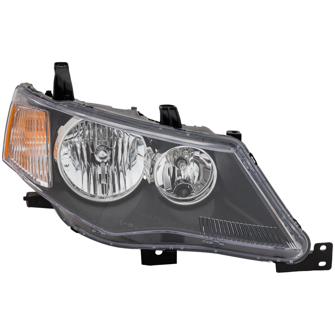 Headlight Set For 2007-2009 Mitsubishi Outlander Left and Right With Bulb 2Pc