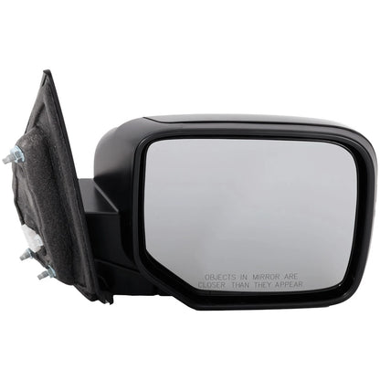 Power Heated Smooth Black Mirror Passenger Side Right RH for 09-13 Honda Pilot