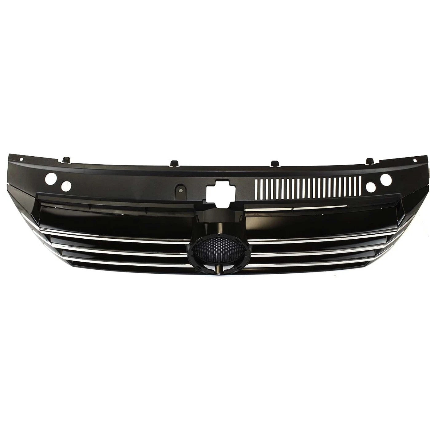 Grille For 2012 2013 2014 2015 Volkswagen Passat Painted Black Shell and Insert