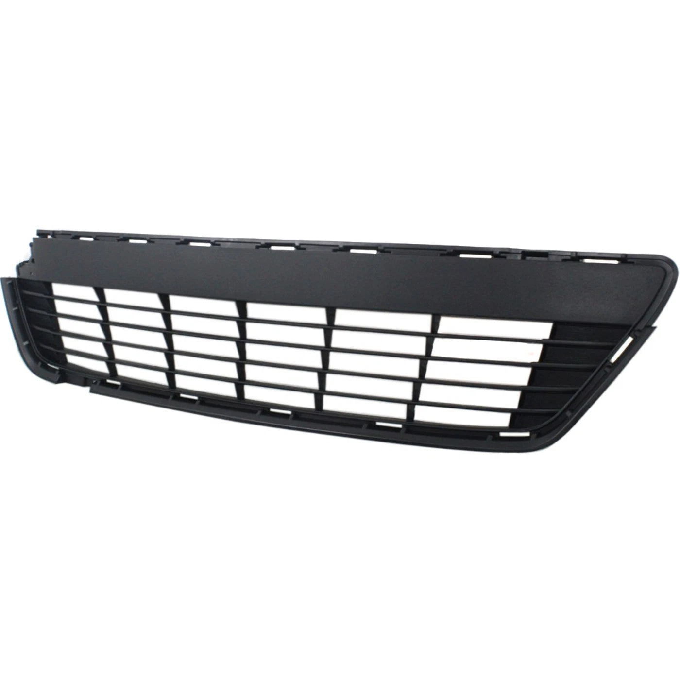 Bumper Grille For 2012-2014 Toyota Yaris Center Textured Black Plastic