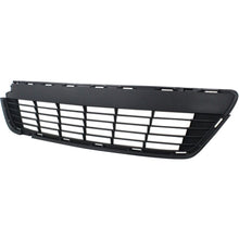 Bumper Grille For 2012-2014 Toyota Yaris Center Textured Black Plastic