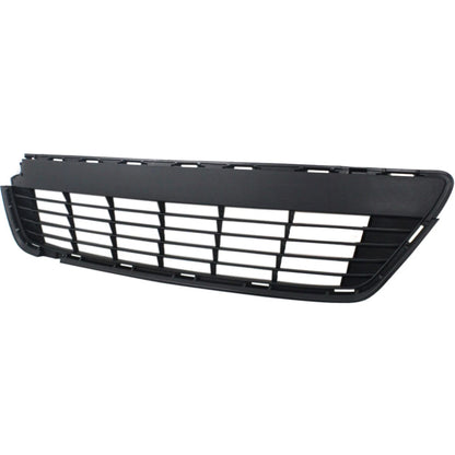 Bumper Grille For 2012-2014 Toyota Yaris Center Textured Black Plastic