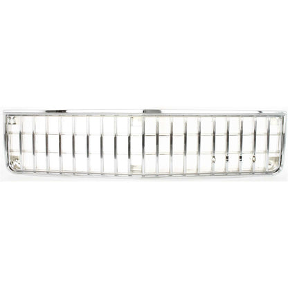 For 1986-1990 Chevy Caprice Impala Grille Chrome Argent