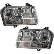 Headlights Headlamps Left & Right Pair Set NEW for 05-10 Chrysler 300