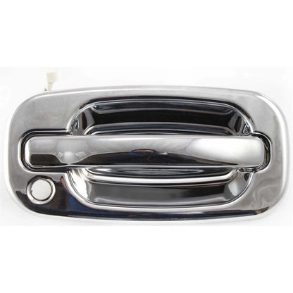 Chrome Outer Outside Exterior Door Handle Pair Set for Chevy Silverado GMC Truck