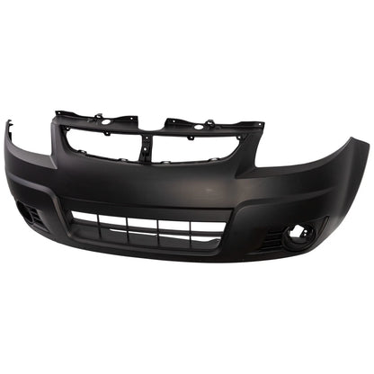 Front Bumper Cover For 2007-2012 Suzuki SX4 Hatchback w/ fog lamp holes Primed