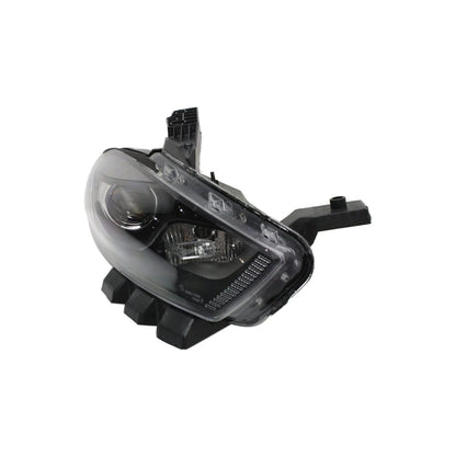 Headlight Set For 2013-2016 Dodge Dart Left and Right Black Housing HID 2Pc