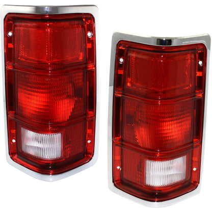 Set of 2 Tail Light For 89-92 Dodge Dakota LE LH & RH From 11-27-87