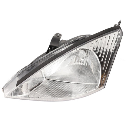 Driver and Passenger Side Headlights For Ford Focus 2000-2002 Halogen w/ Bulb/s
