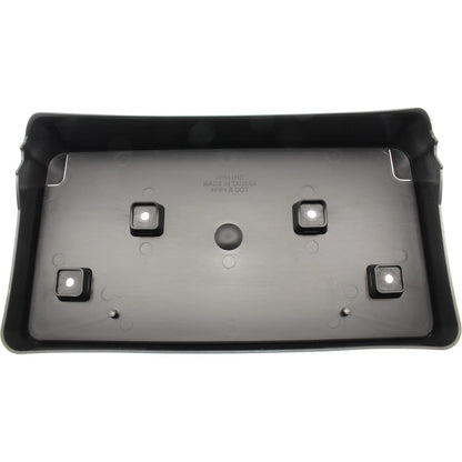 License Plate Bracket For 17-21 Jeep Grand Cherokee Front Type 2 Textured Black