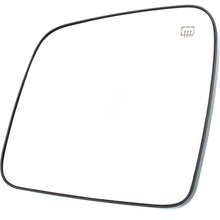 Mirror Glass For 2011-2022 Jeep Grand Cherokee Heated Flat Left - backing plate