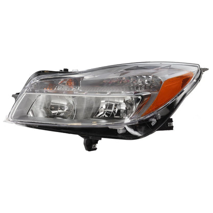 Driver and Passenger Side Headlight For Buick Regal 2011-2013 Halogen with Bulbs
